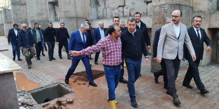 Genel Başkan Sel Bölgesinde İncelemelerde Bulundu.