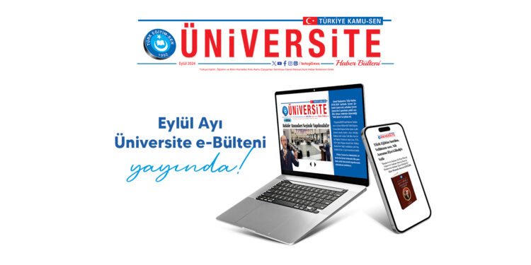 EYLÜL AYI ÜNİVERSİTE e-BÜLTENİ YAYINDA